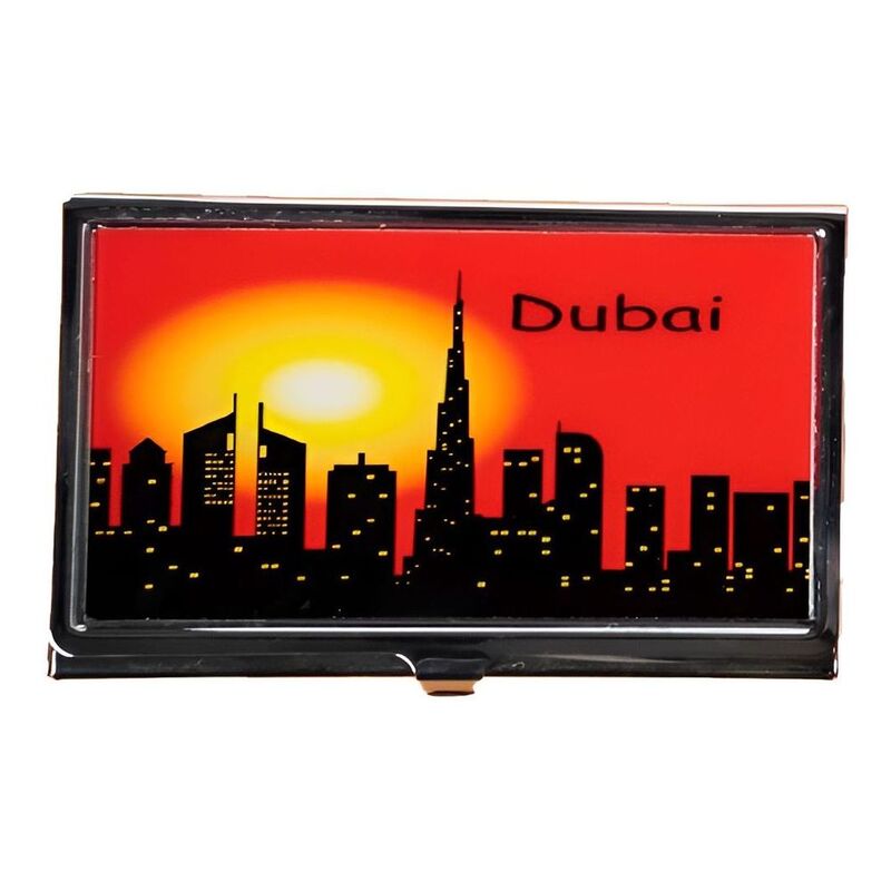 Camel Company Burj Skyline Center Business Card Holder Camel Company Burj Skyline Center Business Card Holder