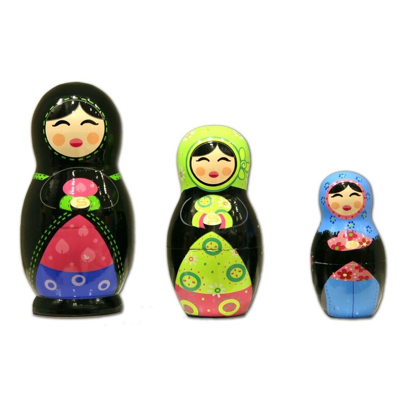Camel Company Haifa Set of 3 Wooden Dolls Camel Company Haifa Set of 3 Wooden Dolls
