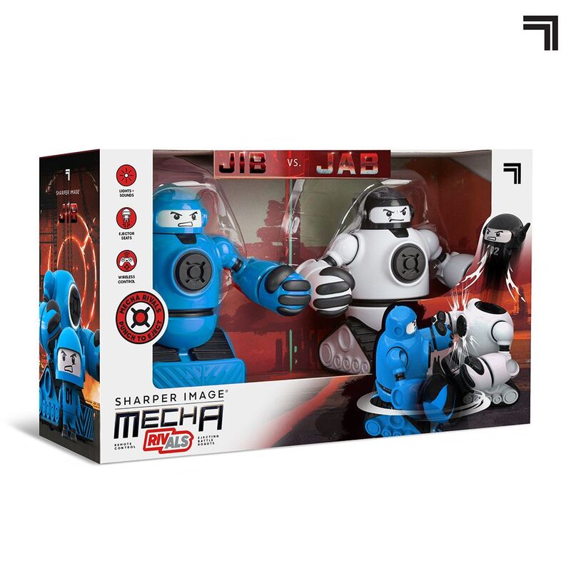 Sharper Image R/C Mecha Rivals Blue And White Set