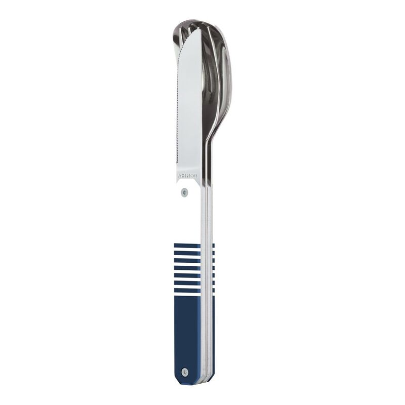 Akinod Straight Mirror Finish Cutlery 12H34 - Blue Mariniere