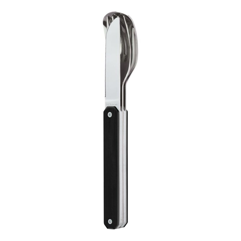 Akinod Straight Mirror Finish Cutlery 12H34 - Ebony Wood