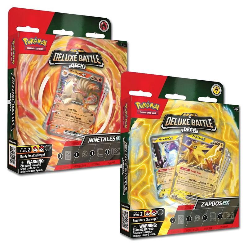 Pokemon TCG Ninetales EX & Zapdos EX Deluxe Battle Deck (Assortment - Includes 1)