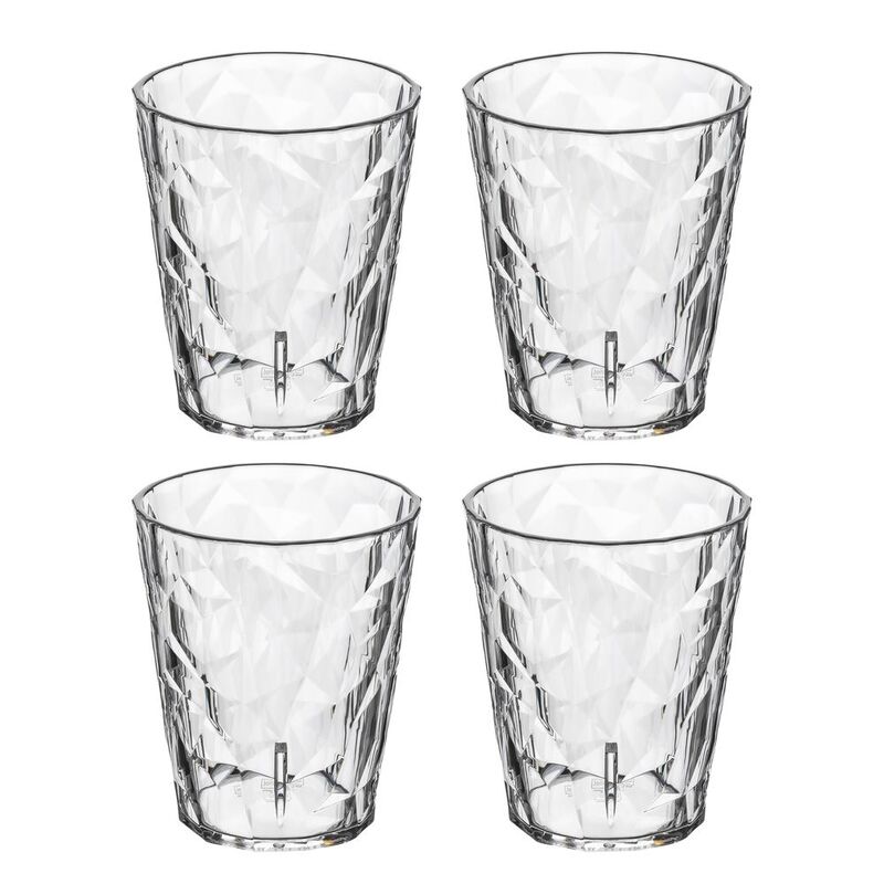 Koziol Superglas 250ml Tumbler Glass - Club 1 (Set of 4)