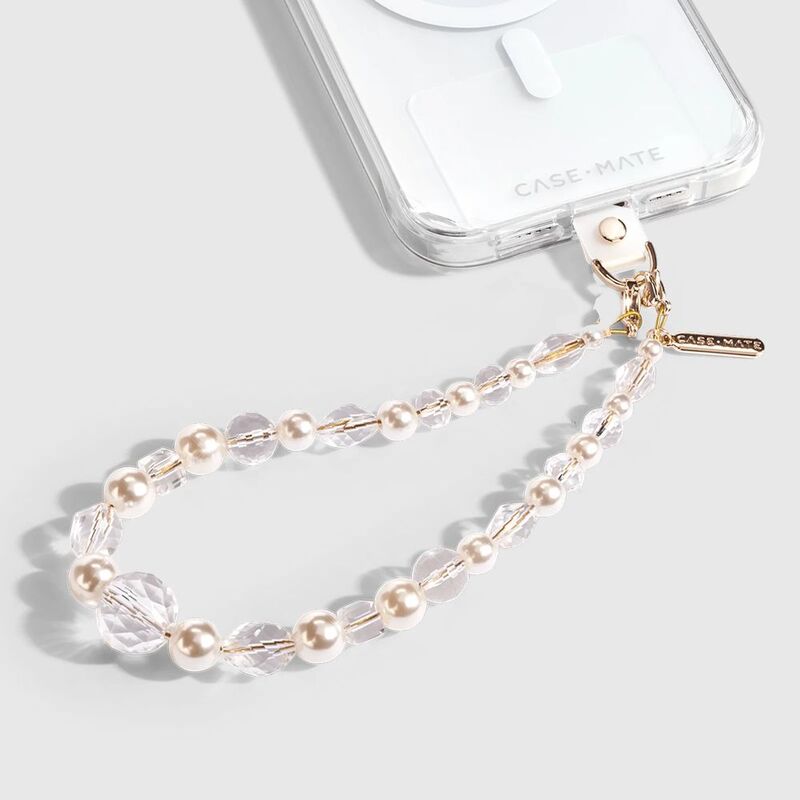 Case-Mate - Phone Charm - Beaded Crystal Pearl