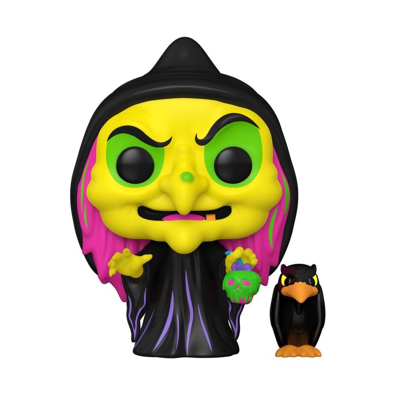 Funko Pop! Disney Snow White Witch With Raven Black Light 3.75-Inch Vinyl Figure