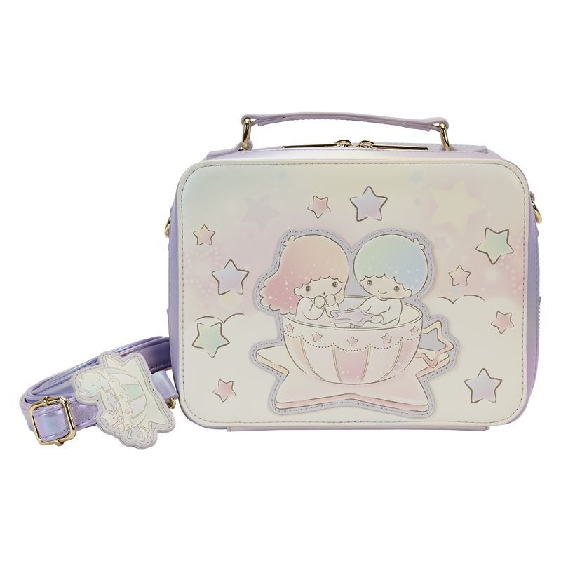 Loungefly! Leather Sanrio Little Twin Stars Carnival Crossbody Bag