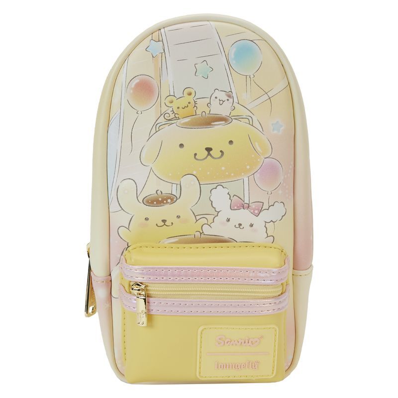 Loungefly! Stationary Sanrio Pompompurin Leather Pencil Case