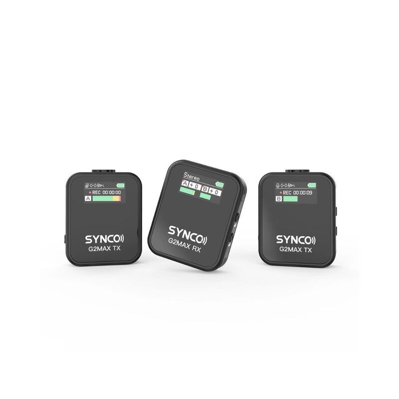 Synco G2A2 Max BK Digital 2.4Ghz Wireless Microphone - Black