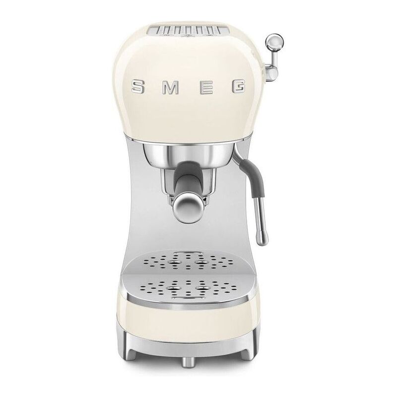 SMEG Espresso Coffee Machine with Steam Wand 1.1L - Cream SMEG Espresso Coffee Machine with Steam Wand 1.1L - Cream