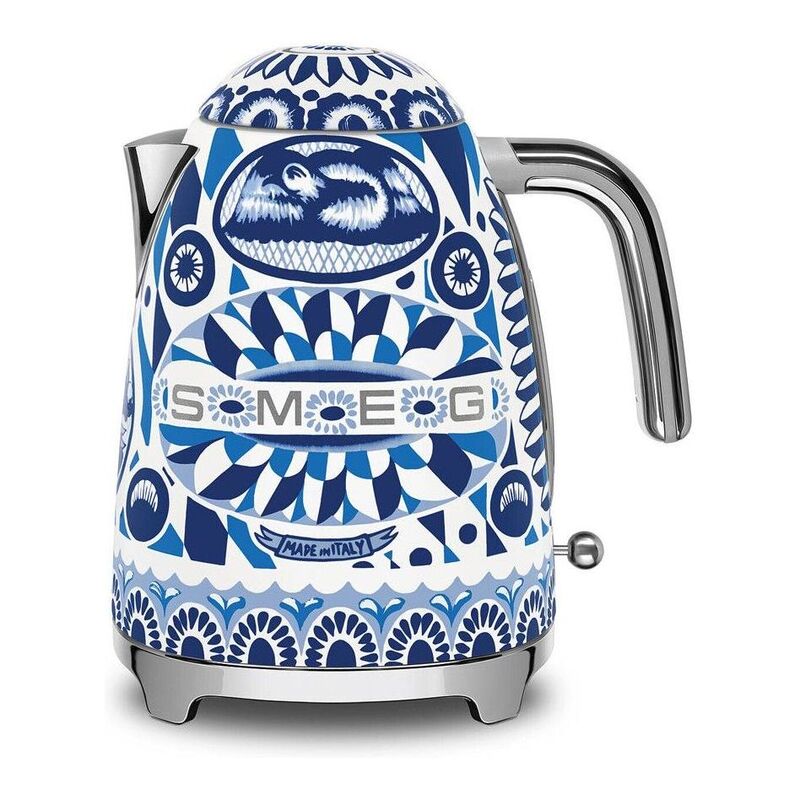 SMEG Electric Kettle 1.7L - Dolce & Gabbana Blue Mediterranio