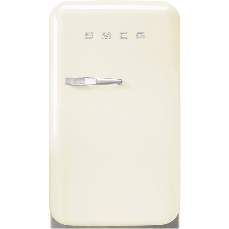 SMEG 50's Retro Style Single Door Mini Refrigerator 38L - Cream