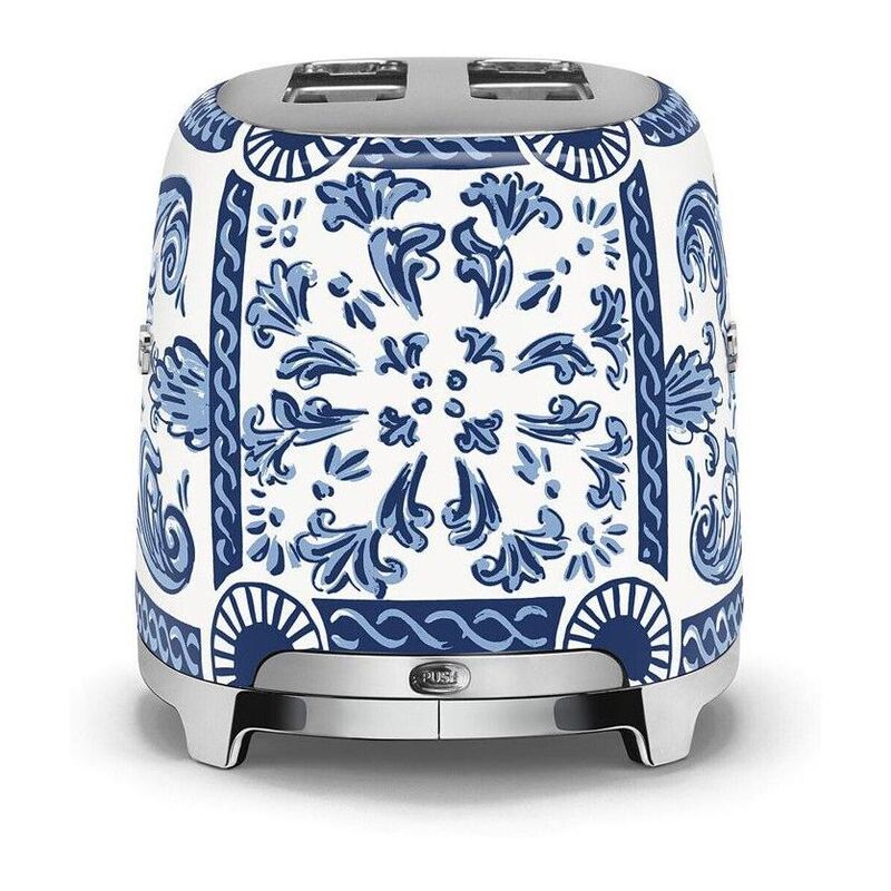 SMEG 2-Slice Toaster - Dolce & Gabbana Blue Mediterranio