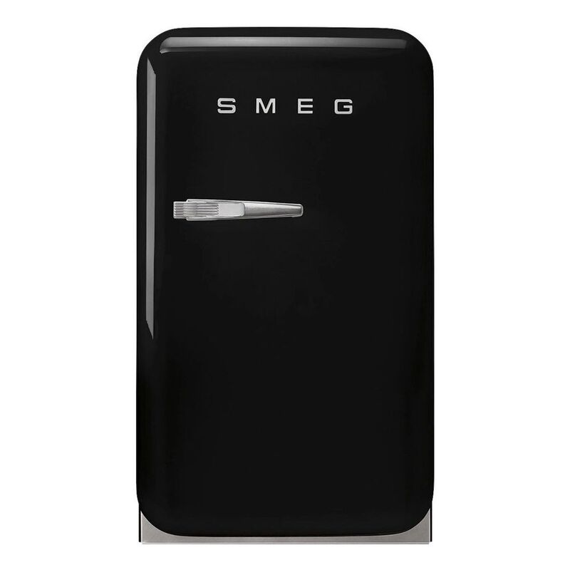 SMEG 50's Retro Style Single Door Mini Refrigerator 38L - Black