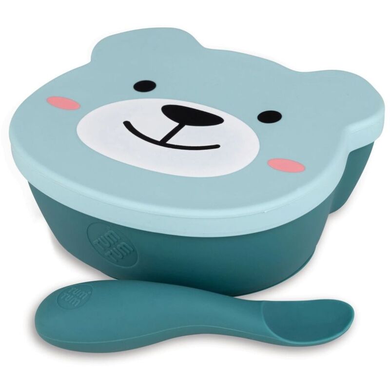 Tum Tum Baby Suction Bowl & Spoon Set - Teal