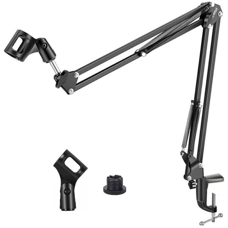 Maono AU-B01 Microphone Boom Scissor Arm Stand - Black