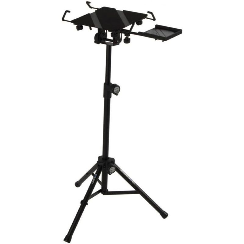 Quik Lok LPH-004 Adjustable Tripod Laptop Stand/Holder - Black