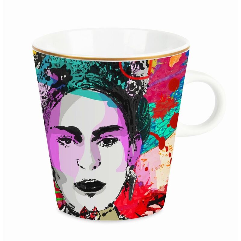 Baci Milano Street Art Porcelain Mug - Frida