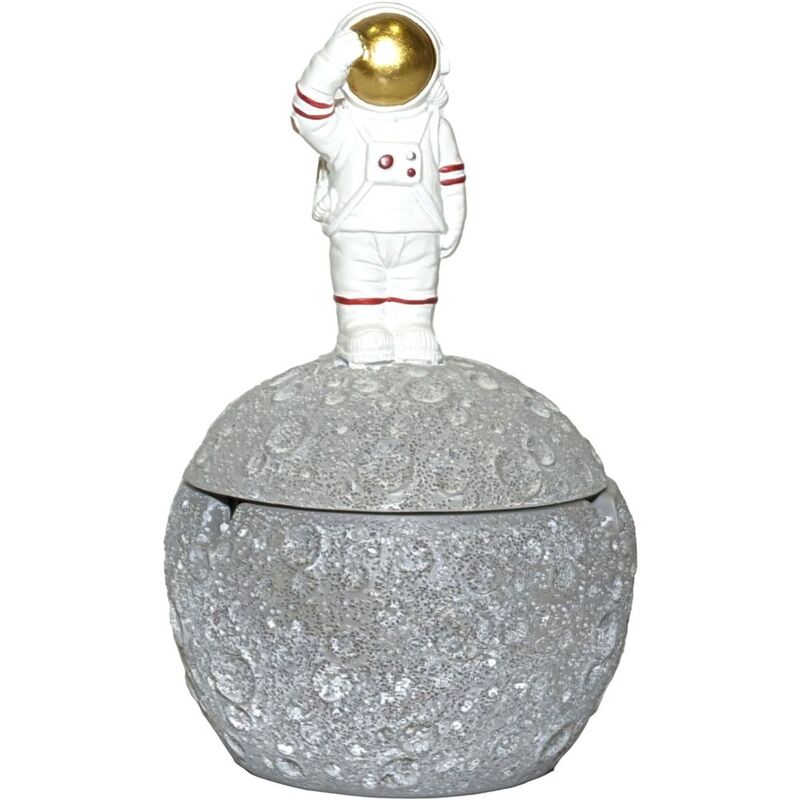 Roomours Astronaut Resin Ashtray - Gold (13.2 x 21 cm)