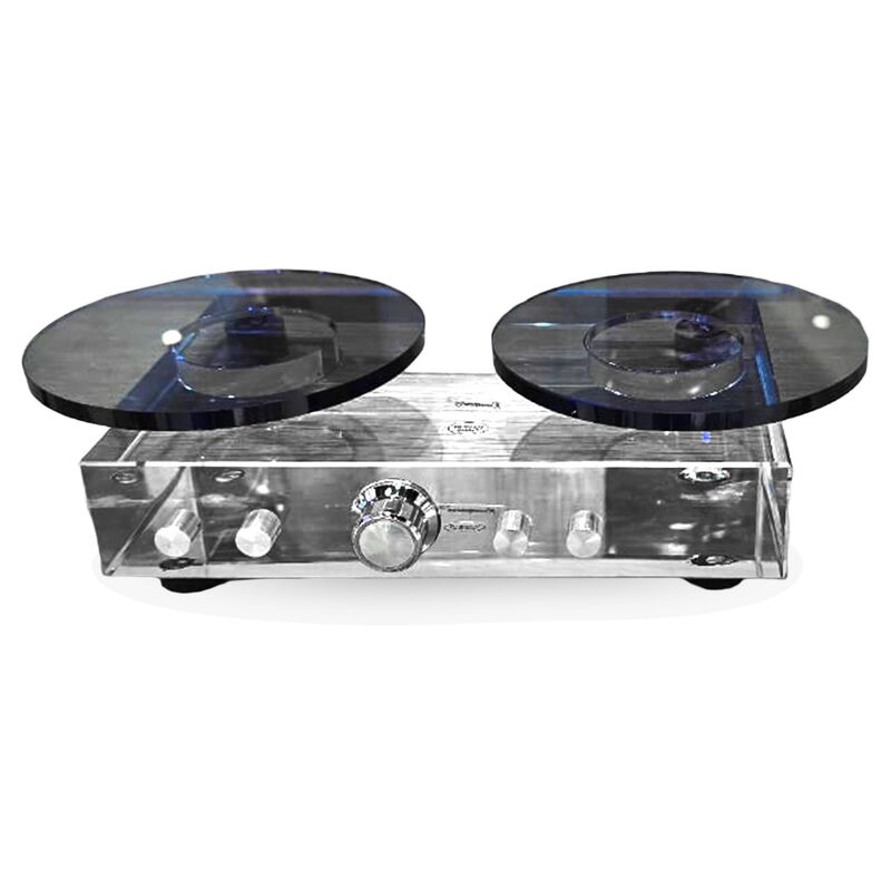 Roomours Faux Tape Recorder Crystal Clear & Blue