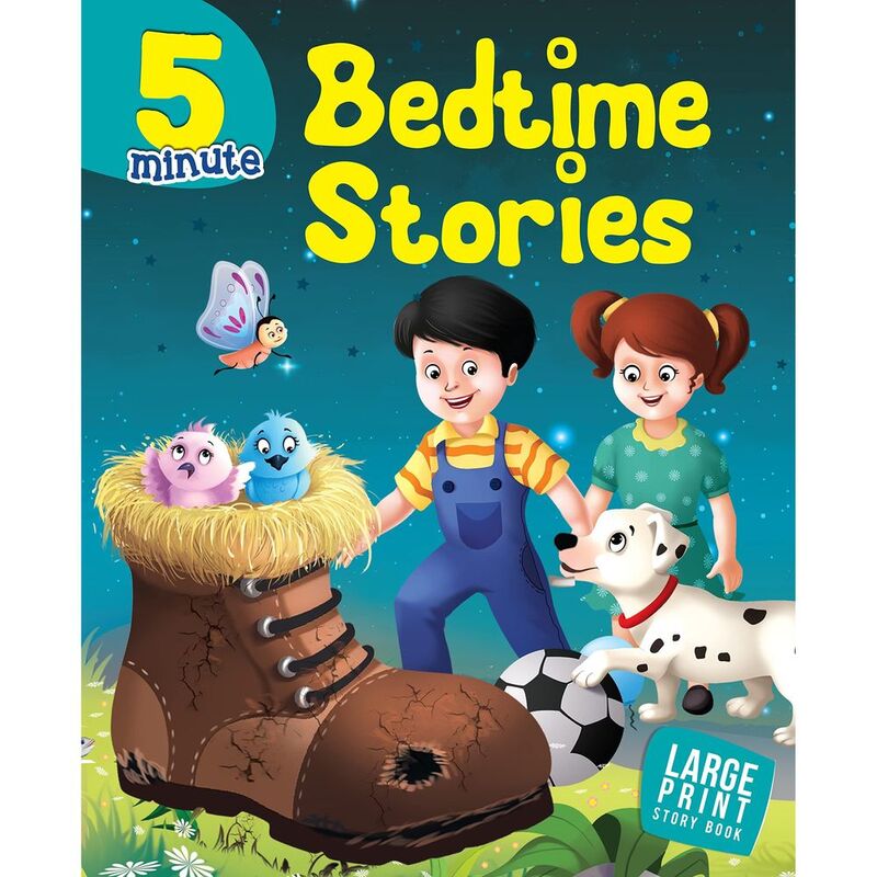 5 Minute Bedtime Stories Large Print | Om Books Internation 5 Minute Bedtime Stories Large Print | Om Books Internation