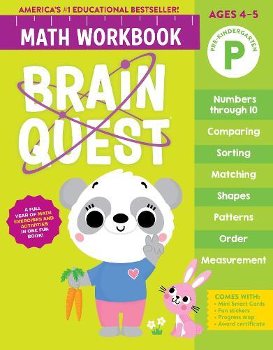 Brain Quest Math Workbook - Pre-Kindergarten | Workman Publishing