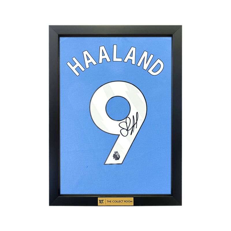 The Collect Room - Erling Haaland Signed Man City 2023-24 Jersey