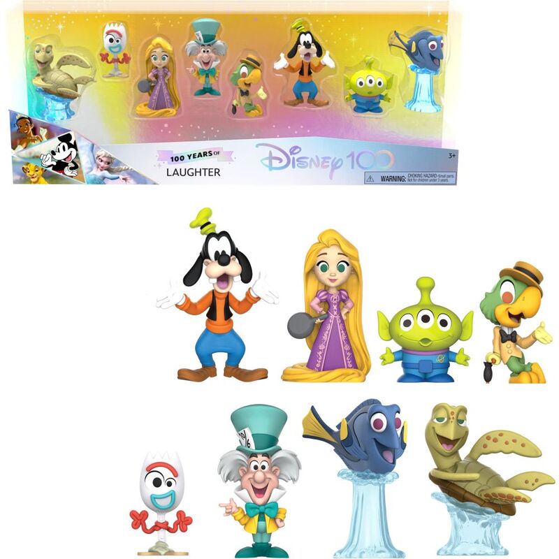 Disney 100 Celebration Figures 100 Years Of Laughter (Pack of 8)