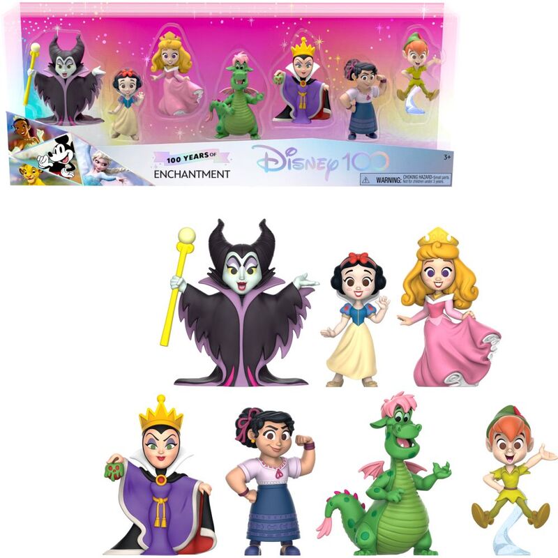 Disney 100 Celebration Figures 100 Years Of Enchantment (Pack of 8)