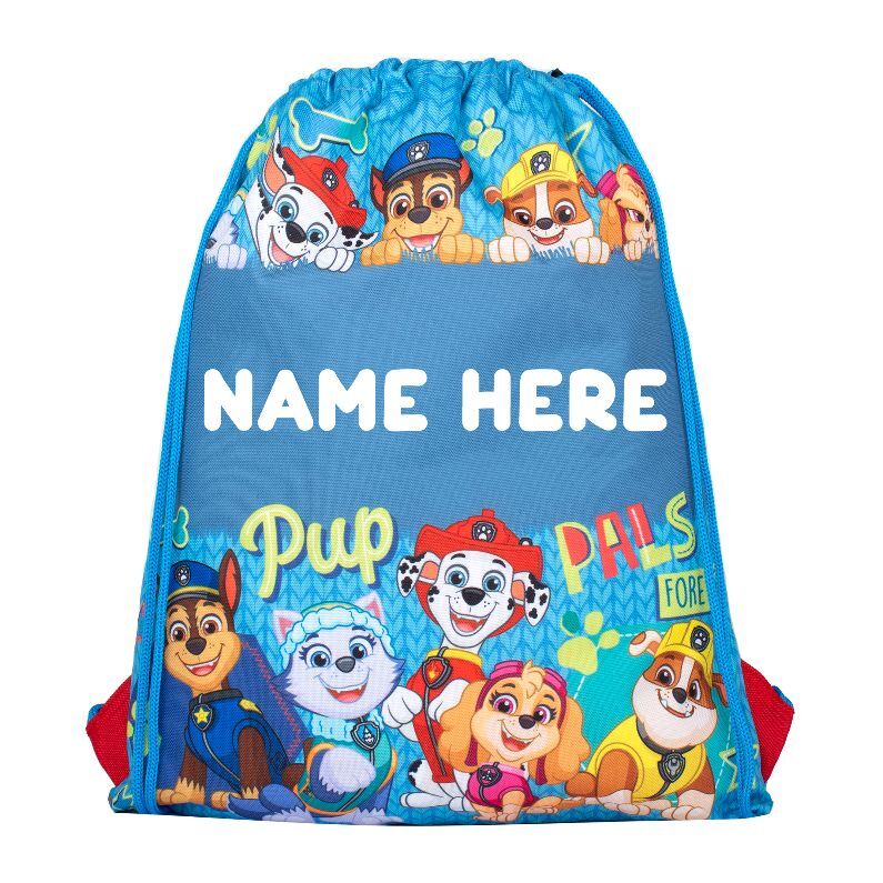Fringoo Personalize Drawstring Bag - Paw Patrol Blue Fringoo Personalize Drawstring Bag - Paw Patrol Blue