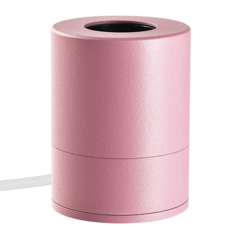 Message in the Bulb 306030G Pop Table Lamp Base - Pink with White Cable