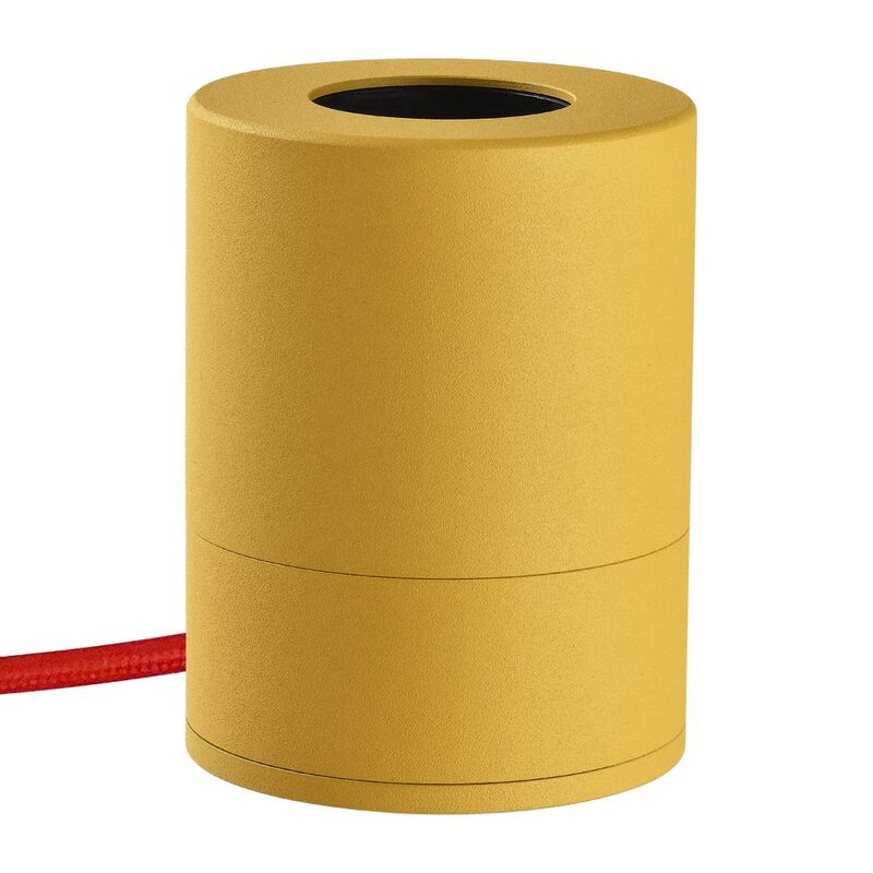 Message In The Bulb - 306031G Pop Table Lamp Base - Yellow with Red Cable