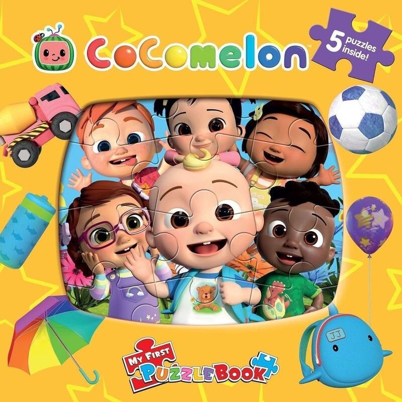Moonbug Cocomelon My First Puzzle Book | Phidal Moonbug Cocomelon My First Puzzle Book | Phidal