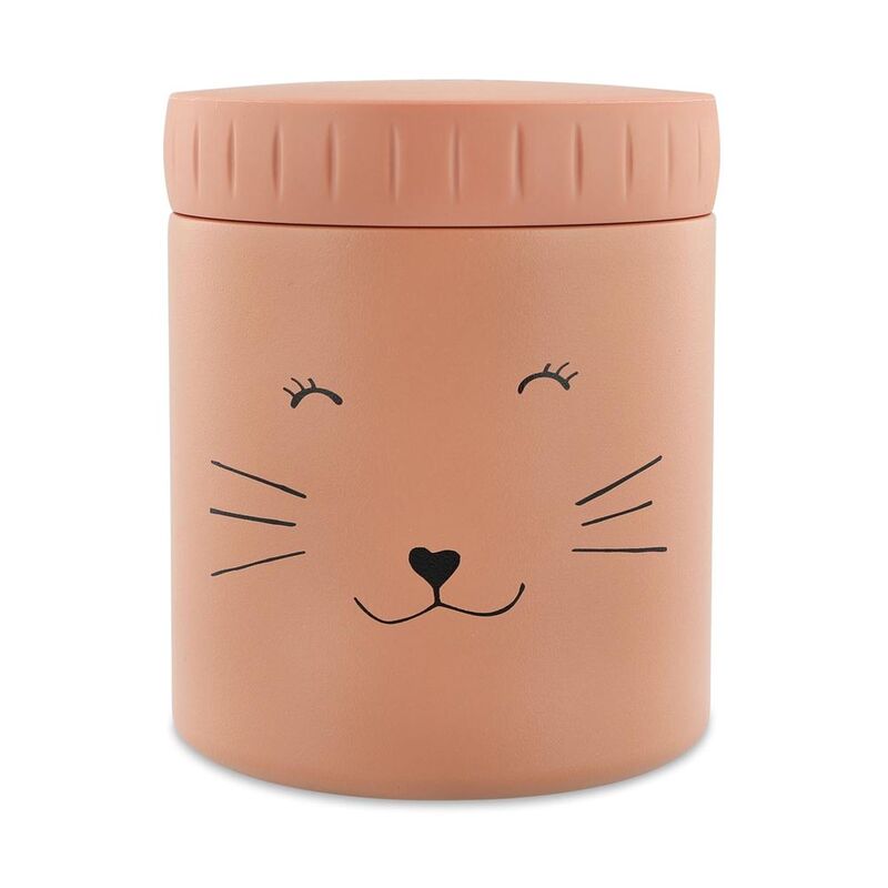 Trixie Kids Insulated Food Jar 350ml - Mrs. Cat Dusty Pink