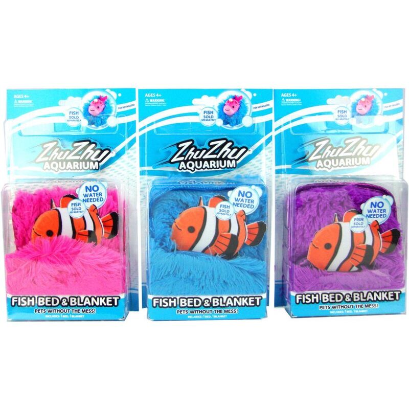 Zhu Zhu Pets Aquarium Fish Bed And Blanket (Assorted - Includes 1)