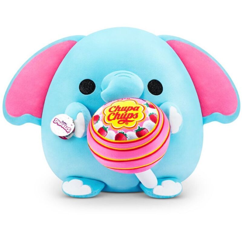 Snackles Series 2 Elephant Holding Plush Chupa Chups Lollilop