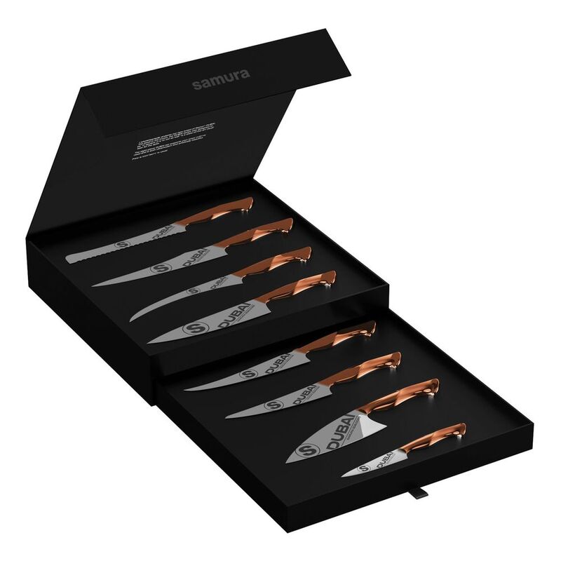 Samura Dubai Knife Set (Limited Edition) (Set Of 8)