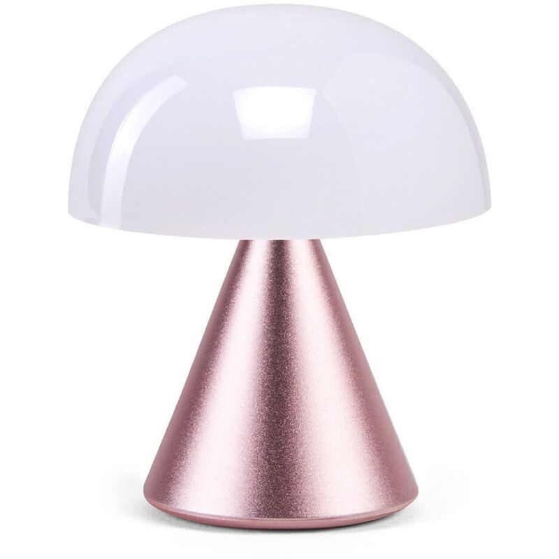 Lexon Mina M Medium Portable LED Lamp - Pink 4-Inches