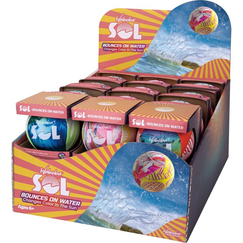 Waboba Sol (80 Mm) Water Bouncing Ball (Assorted - Includes 1)