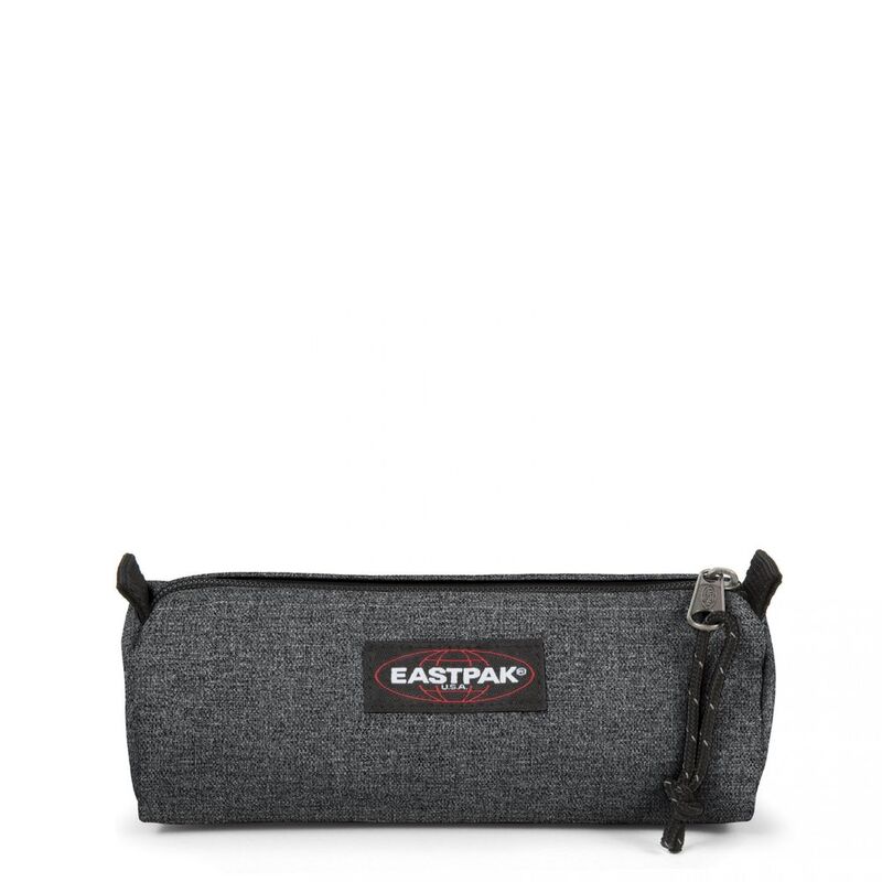 Eastpak Benchmark Single Pencil Case - Black Denim - Small Eastpak Benchmark Single Pencil Case - Black Denim - Small