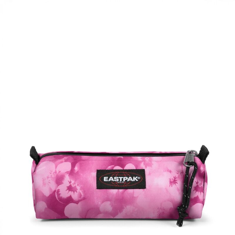 Eastpak Benchmark Single Pencil Case - Flowerblur Pink - Small