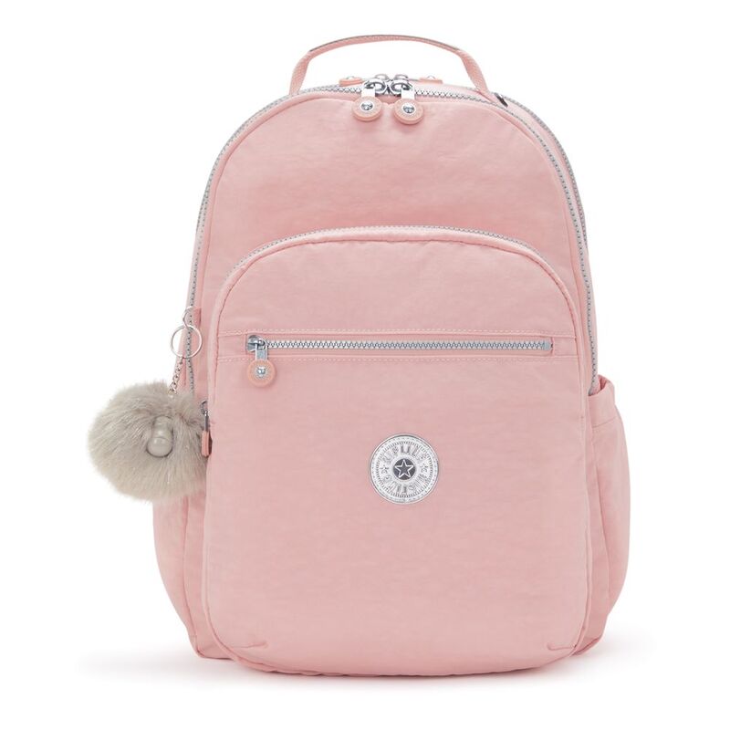 Kipling Seoul Lap Backpack - Bridal Rose - Large