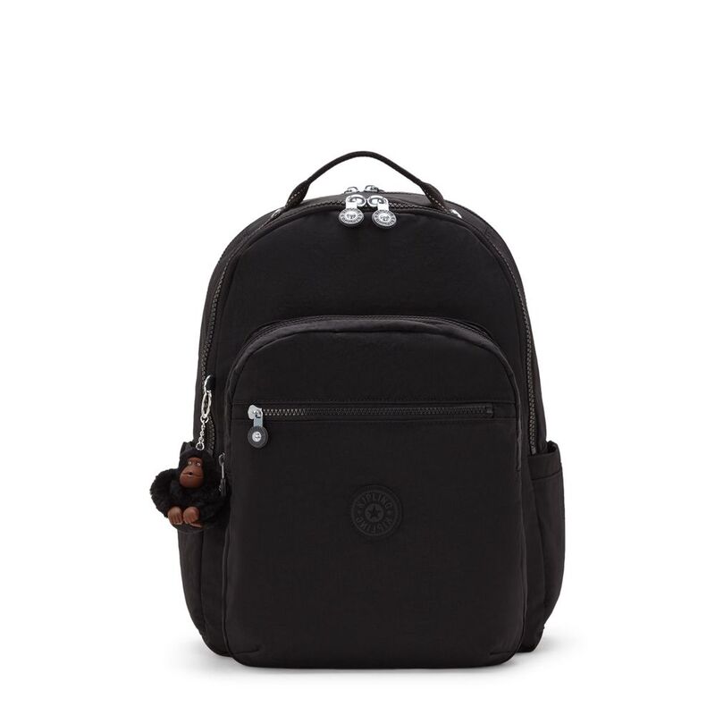 Kipling Seoul Lap Backpack - True Black - Large