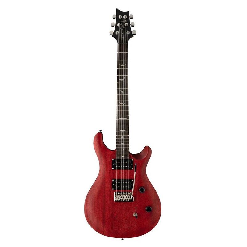 PRS SE CE 24 Standard Satin Electric Guitar Vintage Cherry Finish with Gig Bag - CH44VC