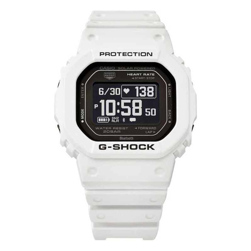 Casio DW-H5600-7DR G-Shock G-Squad Sporty Men's Watch - White