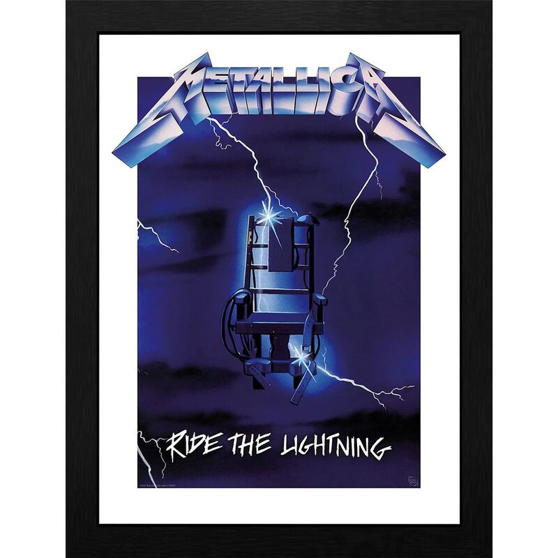 GB Eye Metallica - Framed Print Ride the Lightning (30 x 40 cm)