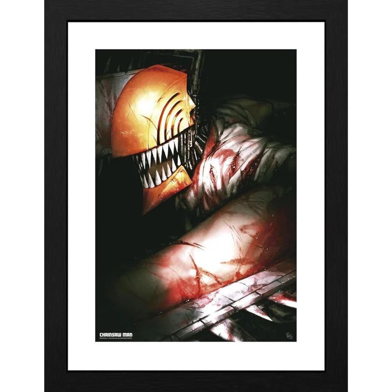 GB Eye Chainsaw Man - Framed Print Chainsaw Man (30 x 40 cm)