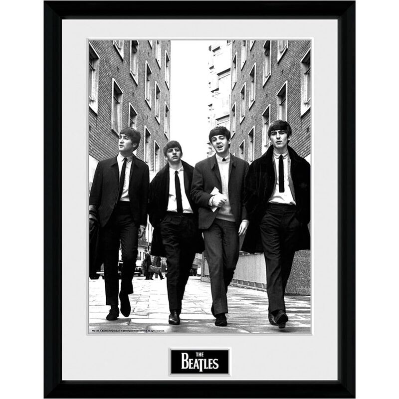 GB Eye The Beatles - Framed Print In London Portrait (30 x 40 cm)