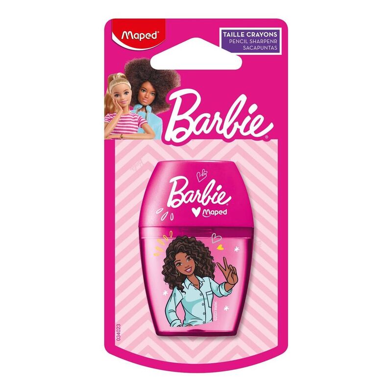 Maped Sharpener 1H Shaker Barbie Bls (1 Piece) Maped Sharpener 1H Shaker Barbie Bls (1 Piece)
