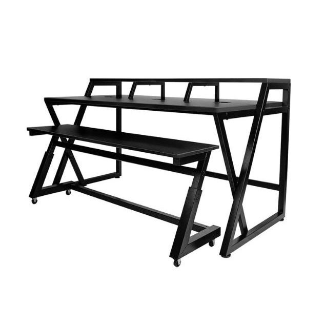 Wavebone Headquarter Workstation Table Bundle - Black