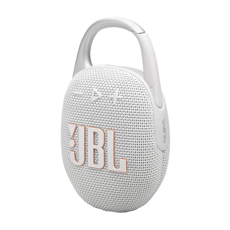 JBL Clip5 Bluetooth Speaker - White